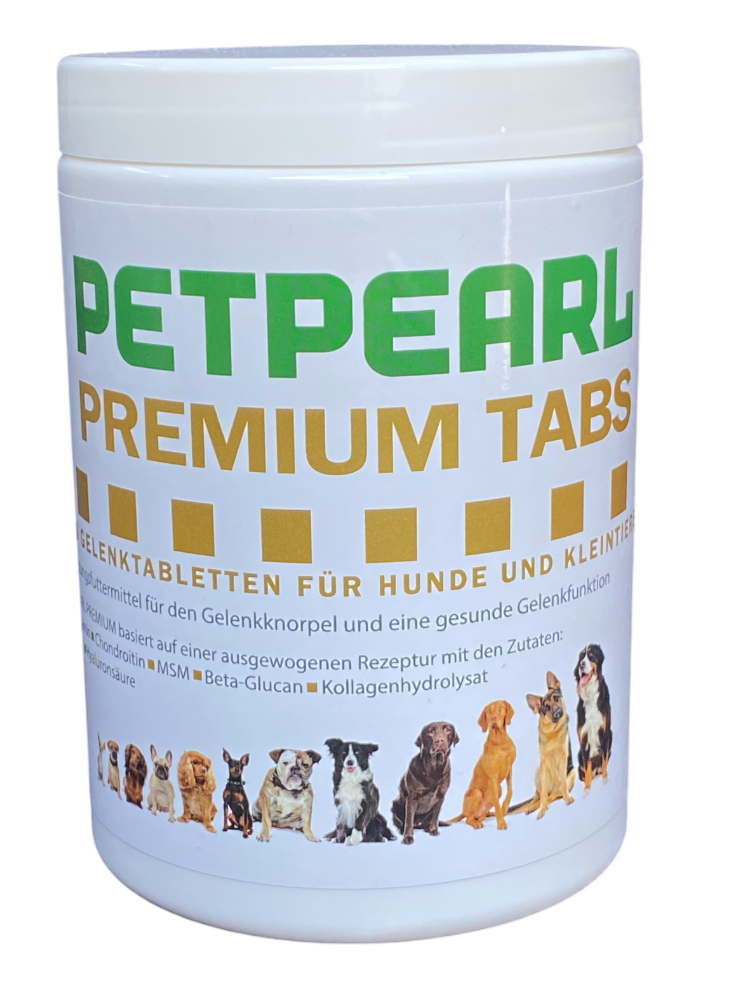 Gelenktabletten für Hunde & Kleintiere - PETPEARL Vitalstoffe für Tiere
