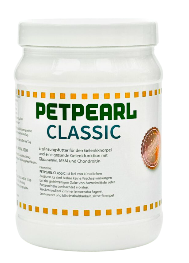 PETPEARL CLASSIC die bewährte Gelenkversorgung Pferd 1000 g