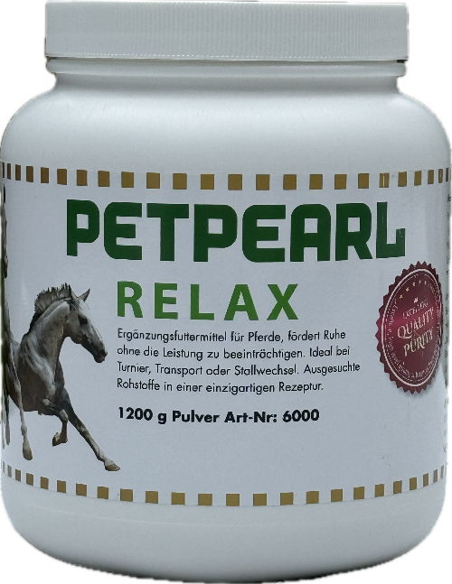 PETPEARL RELAX beruhigt nervöse und unkonzentrierte Pferde