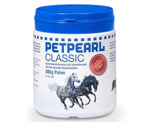 PETPEARL CLASSIC Ergänzungsfuttermittel für Pferde 500 g