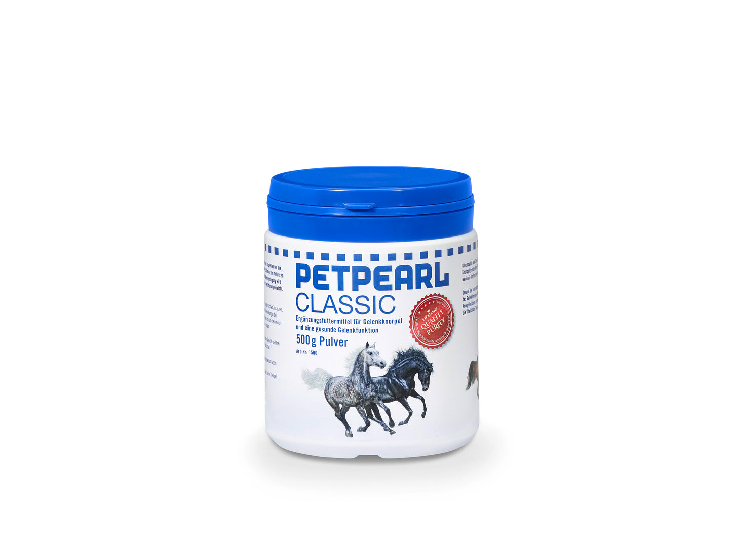 PETPEARL CLASSIC Ergänzungsfuttermittel für Pferde 500 g