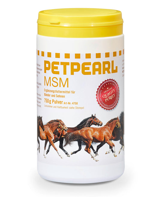 PETPEARL MSM für Pferde in 100% Reinheit 750 g für viele Anwendungen