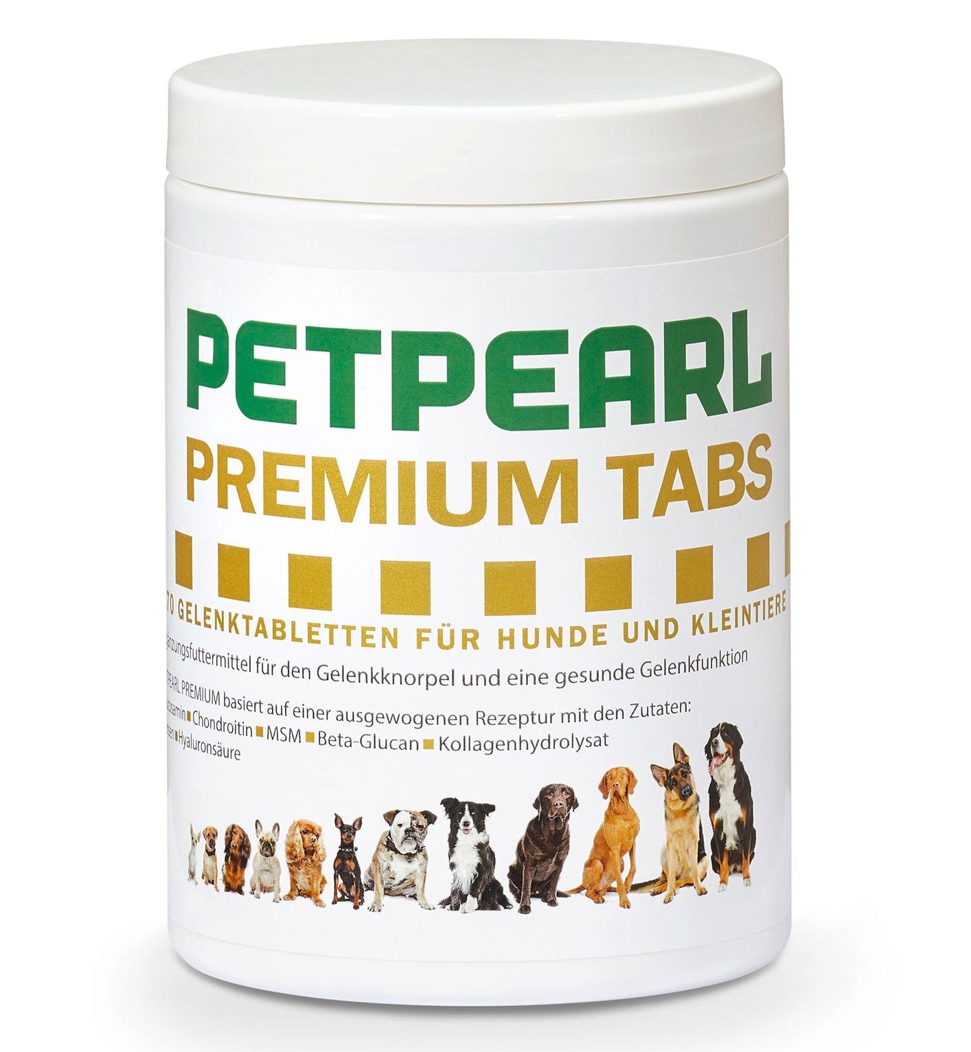 Gelenktabletten für Hunde & Kleintiere - PETPEARL Vitalstoffe für Tiere