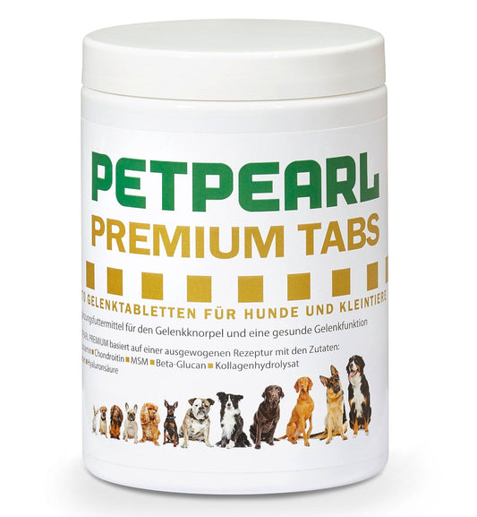 Gelenktabletten für Hunde & Kleintiere - PETPEARL Vitalstoffe für Tiere