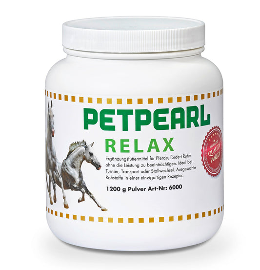 PETPEARL RELAX beruhigt nervöse und unkonzentrierte Pferde